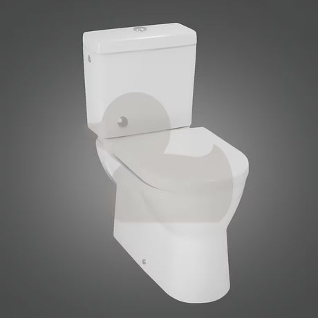 Biała miska WC kompakt miska WC stojąca Laufen Pro s z płaskim spłukiwaniem i odpływem Vario