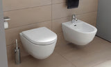 Biały wiszący bidet Laufen Pro s o nowoczesnym designie do łazienki