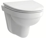 Biała miska WC wisząca Laufen Pro Nordic bez układu spłukującego z oszczędnym spłukiwaniem 2/4 l