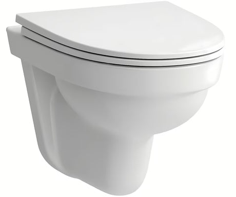 Biała miska WC wisząca Laufen Pro Nordic bez układu spłukującego z oszczędnym spłukiwaniem 2/4 l