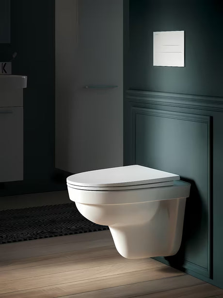 Biała miska WC wisząca Laufen Pro Nordic bez układu spłukującego z oszczędnym spłukiwaniem 2/4 l