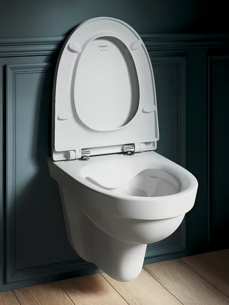 Biała miska WC wisząca Laufen Pro Nordic bez układu spłukującego z oszczędnym spłukiwaniem 2/4 l