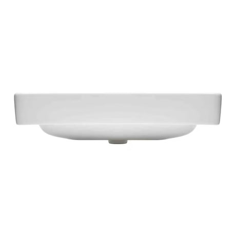 Wiszące ceramiczna umywalka Laufen Pro S biała z otworem na pro baterię pośrodku, 65x46,5 cm.