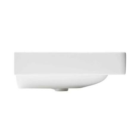 Wiszące ceramiczna umywalka Laufen Pro S biała z otworem na pro baterię pośrodku, 65x46,5 cm.