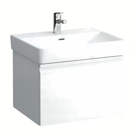 Wisząca szafka pod umywalkę Laufen Pro S biały z połyskiem 57x45x39 cm