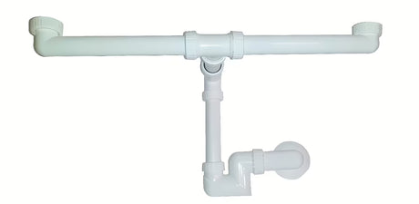 Podwójny syfon umywalkowy SIKO Multi meblowy pro przyłącze 5/4 i 6/4