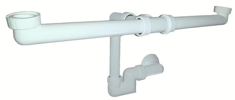Podwójny syfon umywalkowy SIKO Multi meblowy pro przyłącze 5/4 i 6/4