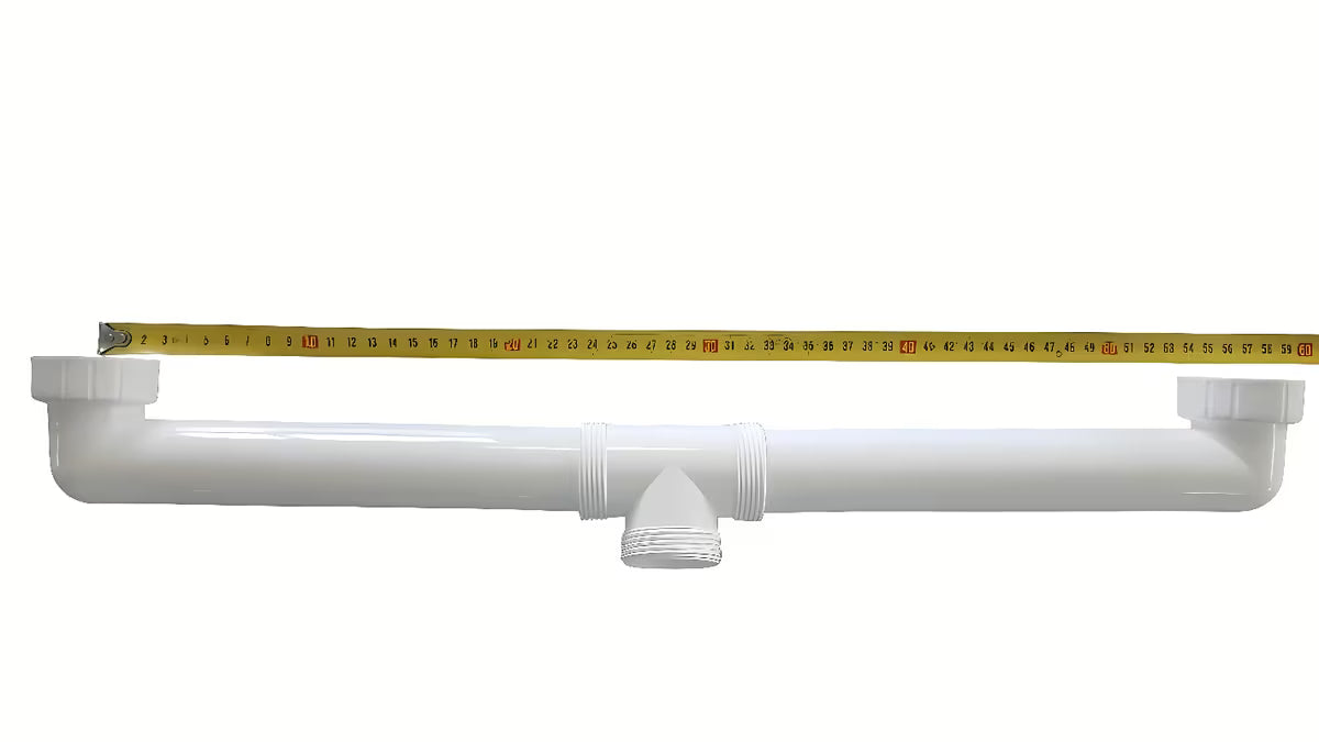 Podwójny syfon umywalkowy SIKO Multi meblowy pro przyłącze 5/4 i 6/4