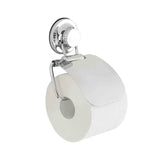 Chromowany uchwyt na papier toaletowy z pokrywą Multi Ecoloc z przyssawką, bez wiercenia.