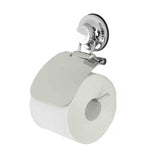 Chromowany uchwyt na papier toaletowy z pokrywą Multi Ecoloc z przyssawką, bez wiercenia.