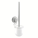 Ścienna SZCZOTKA do Wc Multi Ecoloc w wykończeniu chrom z przyssawką pro montaż bez wiercenia.