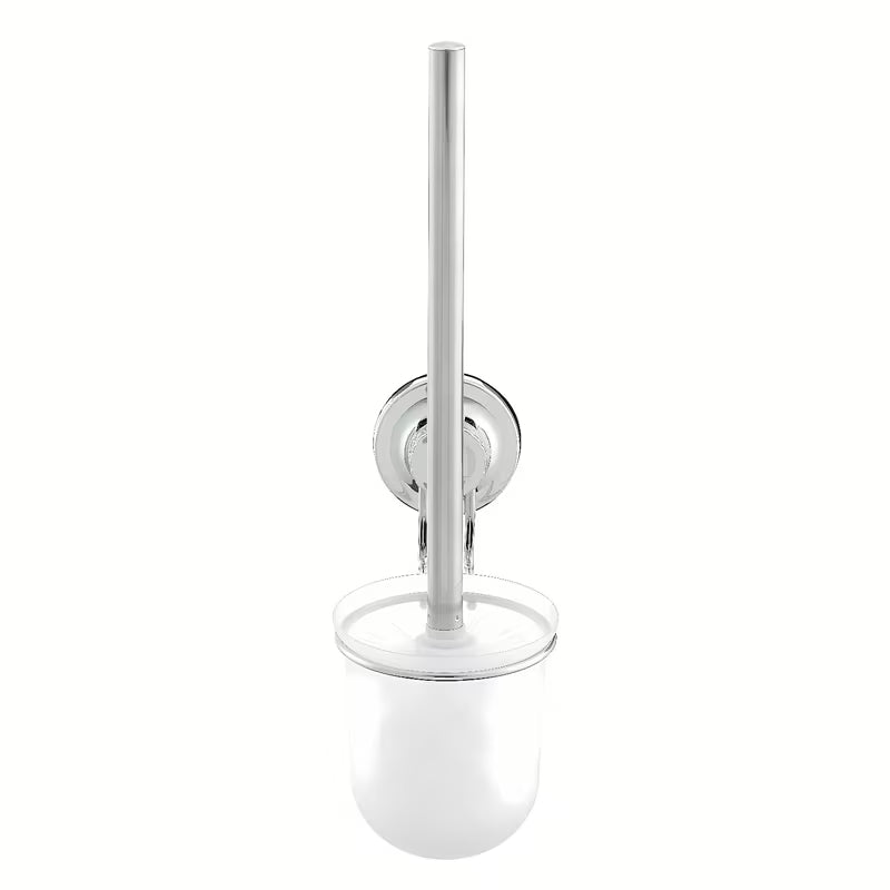 Ścienna SZCZOTKA do Wc Multi Ecoloc w wykończeniu chrom z przyssawką pro montaż bez wiercenia.