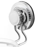 Ścienna SZCZOTKA do Wc Multi Ecoloc w wykończeniu chrom z przyssawką pro montaż bez wiercenia.