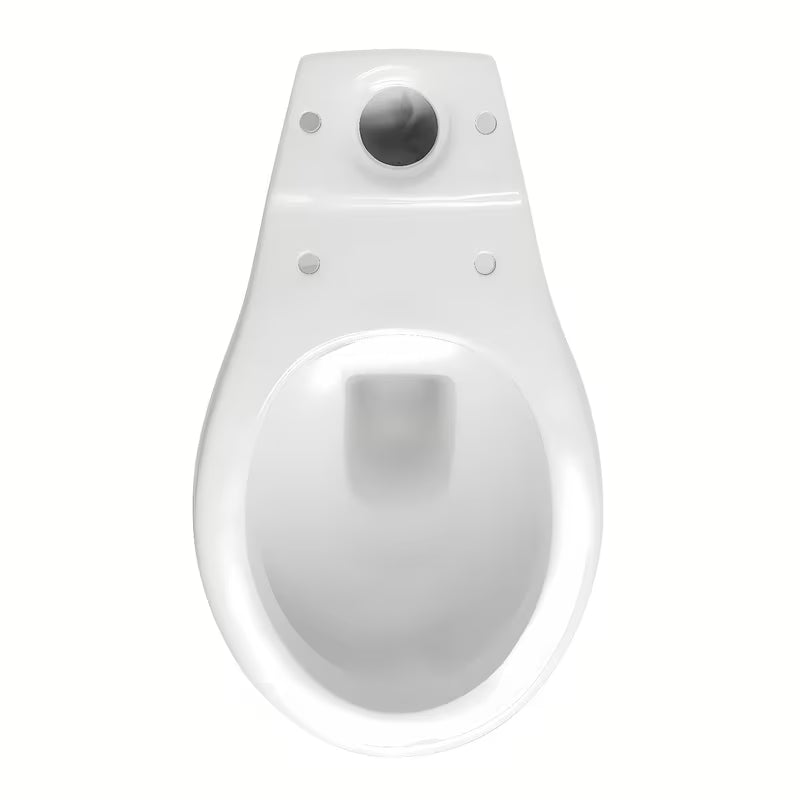 Biała KOMPAKT wc Multi Eur w klasycznym stylu, z odpływem poziomym i mechanizmem DualFlush