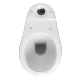 Biały KOMPAKT wc Multi Eur z odpływem dolnym do podłogi i spłuczką z zaworami w komplecie