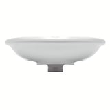 Biała wiszące ceramiczna umywalka Multi 50 x 39,5 cm z otworem pro baterię pośrodku