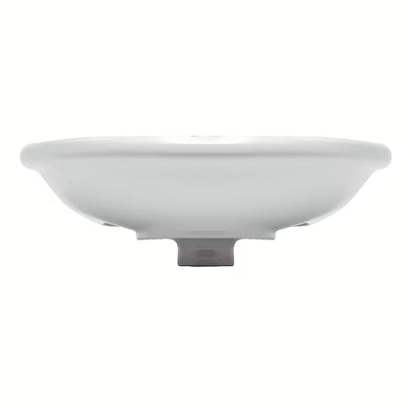 Biała wiszące ceramiczna umywalka Multi 50 x 39,5 cm z otworem pro baterię pośrodku
