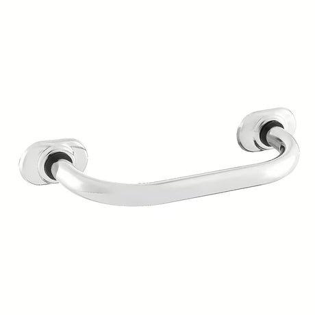Chromowany ścienny uchwyt Multi do łazienki pro dla bezpieczniejszego poruszania się i łatwiejszego wstawania.