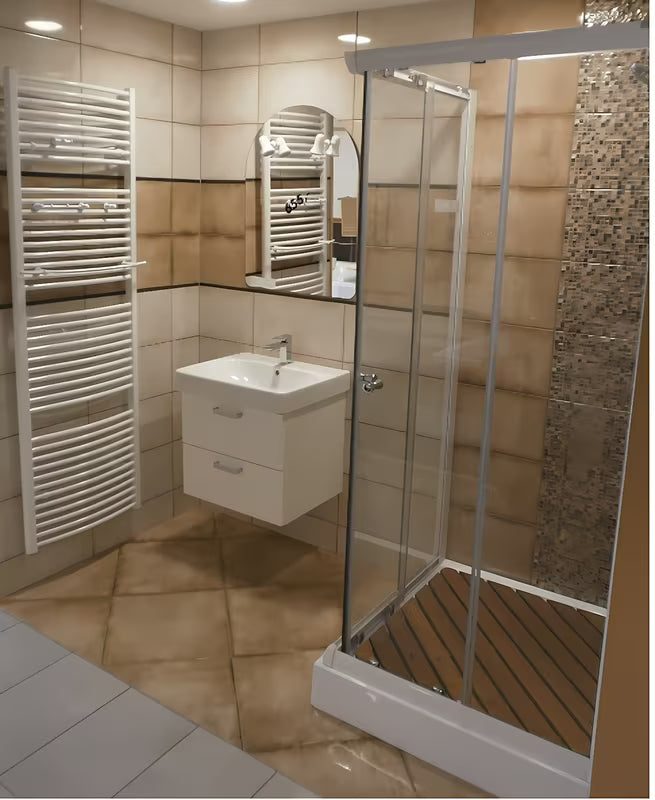 Multi Abs kwadratowy brodzik prysznicowy 90x90 cm z akrylu, biały