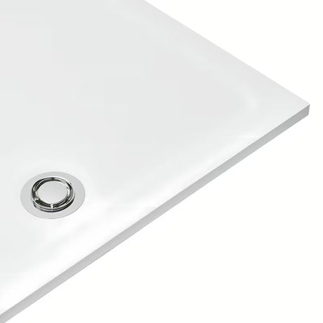 Multi syfon do brodzika w wykończeniu chrom z designerską osłoną