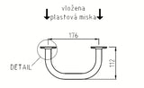 Elegancki ścienna mydelniczka Multi w wykończeniu chrom o zaokrąglonym wzornictwie