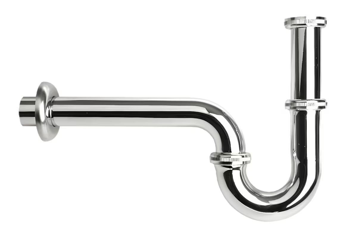 Designowy syfon umywalkowy SIKO Multi w wykończeniu chrome pro średnica 32 mm