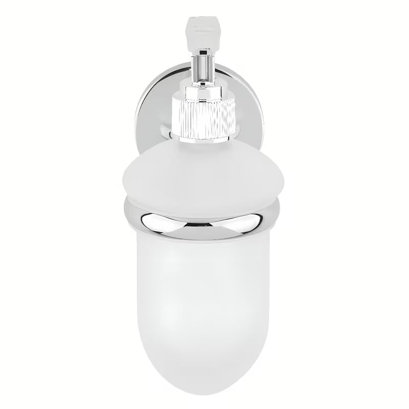 Elegancki dozownik do mydła Multi Simple w wykończeniu chrome pro do codziennego użytku w łazience.