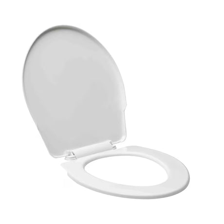 Biała DESKA sedesowa Multi Lyra Plus z termoplastu z plastikowymi zawiasami i ukrytym mocowaniem