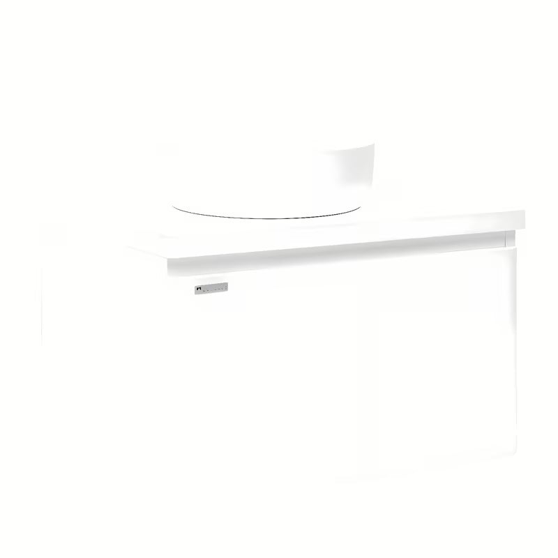 Wisząca szafka pod umywalkę Naturel Ancona 80x46 cm w kolorze białym, z połyskiem