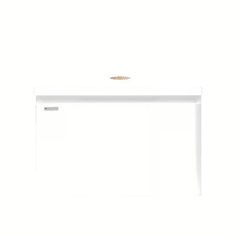 Wisząca szafka pod umywalkę Naturel Ancona 80x46 cm w kolorze białym, z połyskiem