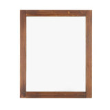 Lustro Naturel Country 65 x 80 cm z ramą z litego drewna w odcieniu palisander.