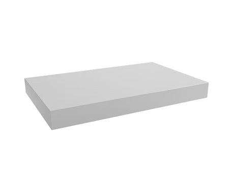 Wisząca blat pod umywalkę nablatową Naturel Dolce 80x50x8 cm w kolorze glossy white