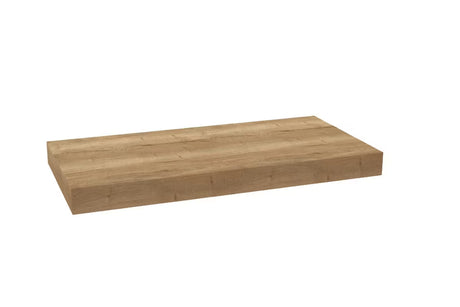 Wisząca blat łazienkowy  Naturel Dolce w dekorze dąb halifax 80x50x8 cm z powierzchnią laminowaną
