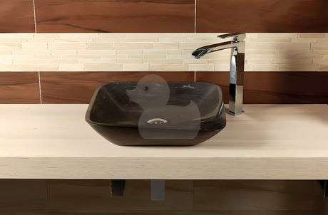 Blat łazienkowy  Naturel Dolce w dekorze akacja pro pod umywalkę nablatową