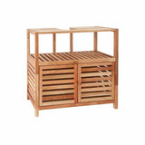 Stojący szafka pod umywalkę Naturel Home w dekorze orzecha, 67,5x35,5x63 cm, z matową powierzchnią
