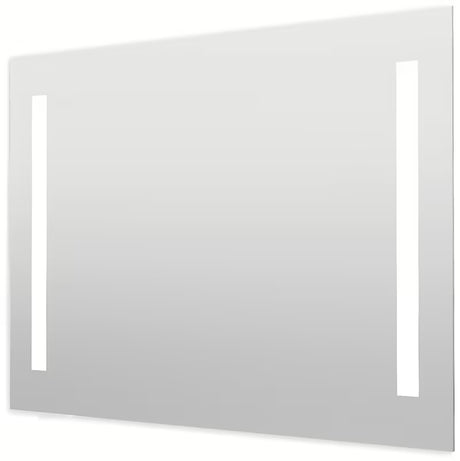 Naturel Iluxit prostokątne LUSTRO led do łazienki 100x70 cm z włącznikiem sensorowym i podgrzewaniem