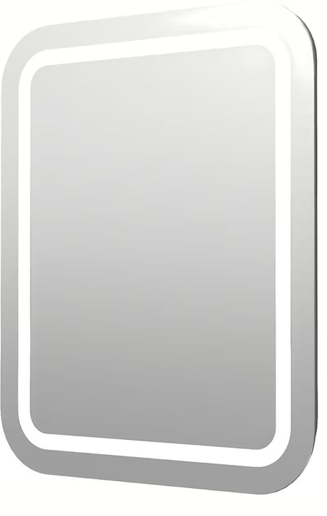 Prostokątne łazienkowe LUSTRO led Naturel Iluxit 60x70 cm z matą przeciw parowaniu i sensorem