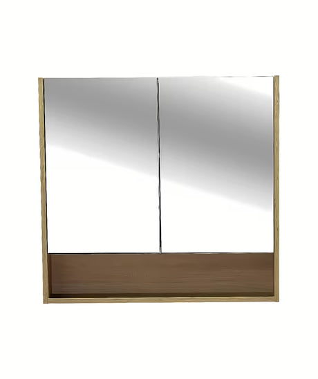 Szafka lustrzana Naturel Lucca 80x75 cm w dekorze dębu z lustrzanymi drzwiczkami