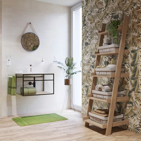 Wiszący regał Naturel Oxo w dekorze dębu halifax z powierzchnią laminowaną