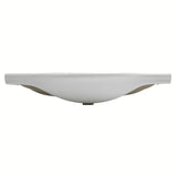 Biała ceramiczna umywalka meblowa Naturel Pro 102 x 50 cm z otworem na pro baterię pośrodku