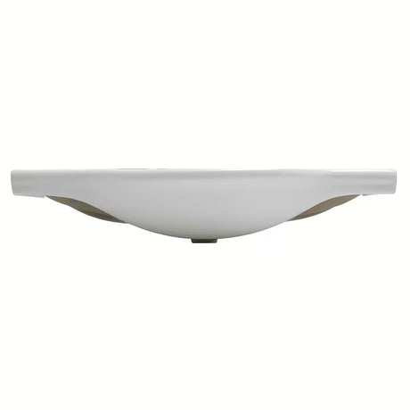 Biała ceramiczna umywalka meblowa Naturel Pro 102 x 50 cm z otworem na pro baterię pośrodku