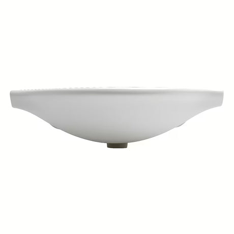 Biała ceramiczna umywalka meblowa Naturel Pro 70x51 cm z otworem na pro baterię pośrodku