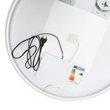 Okrągłe LUSTRO led Naturel Project 80x80 cm z matą przeciwmgielną i klasą szczelności IP44