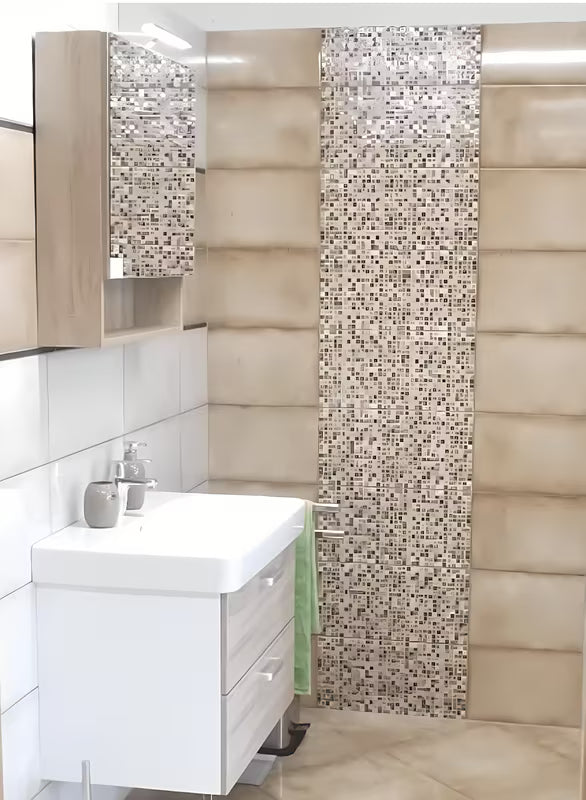 Szafka lustrzana Naturel Vario w dekorze dąb bardolino z lustrzanymi drzwiczkami
