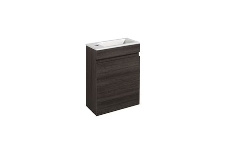 Szafka z umywalką Naturel Verona 40 x 22 x 53,2 cm w dekorze ciemnego drewna