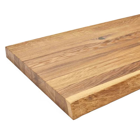 Blat z litego dębu blat łazienkowy  Naturel Wood w matowym, transparentnym wykończeniu olejowanym