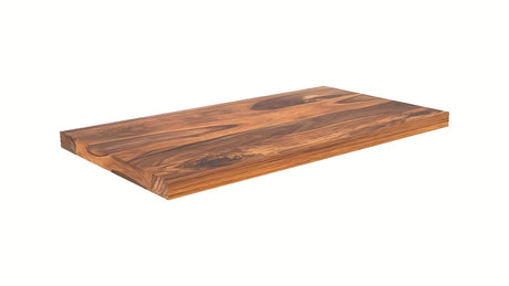 Blat maskujący Naturel Wood z litego drewna palisandrowego w dekorze palisandru z unikalnym usłojeniem.