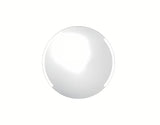 Okrągłe lustro łazienkowe LUSTRO led Naturel o średnicy 60 cm z podświetleniem i aluminiową ramą