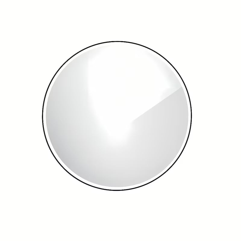 Okrągłe czarne LUSTRO led Naturel 80 cm z podświetleniem obwodowym do łazienki
