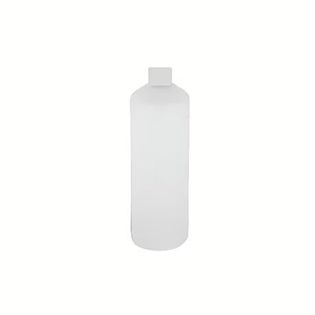 Biały pojemnik zapasowy do dozownika do zabudowy Nimco o pojemności 350 ml.